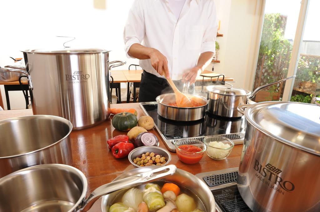 EBM Bistro Clad Pot 27cm Without Lid 3-layer Half-body
