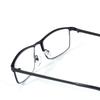 Black Color Metal Reading Glasses Full Frame Elderly Presbyopia Glasses Blue Light Blocking Eyeglasses Fashion Ultralight +175