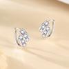Double-layer Diamond Earrings Women's New Fashion Personalized Design Sense Trendy Earrings Niche Temperament Ear Jewelry