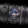 New Suit Fashion Business Calendar Watch Men'S Steel Belt Watch Watch Business Explosion Bracelet Men'S Watch