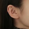925 Silver Triple Ball Simple Piercing