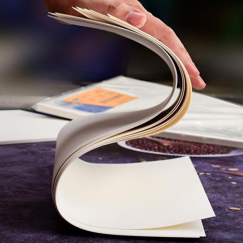 300g Cotton Watercolor Paper 8k/16k/32k Fine/Medium/Coarse Texture for Oil Stick Color Pencil Sketch Watercolor Gouache Postcard