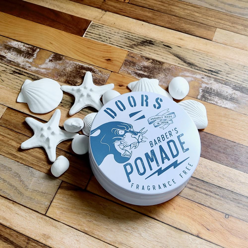 DOORS Pomade, Unscented, 120g, Hair Styling Product, Water-soluble