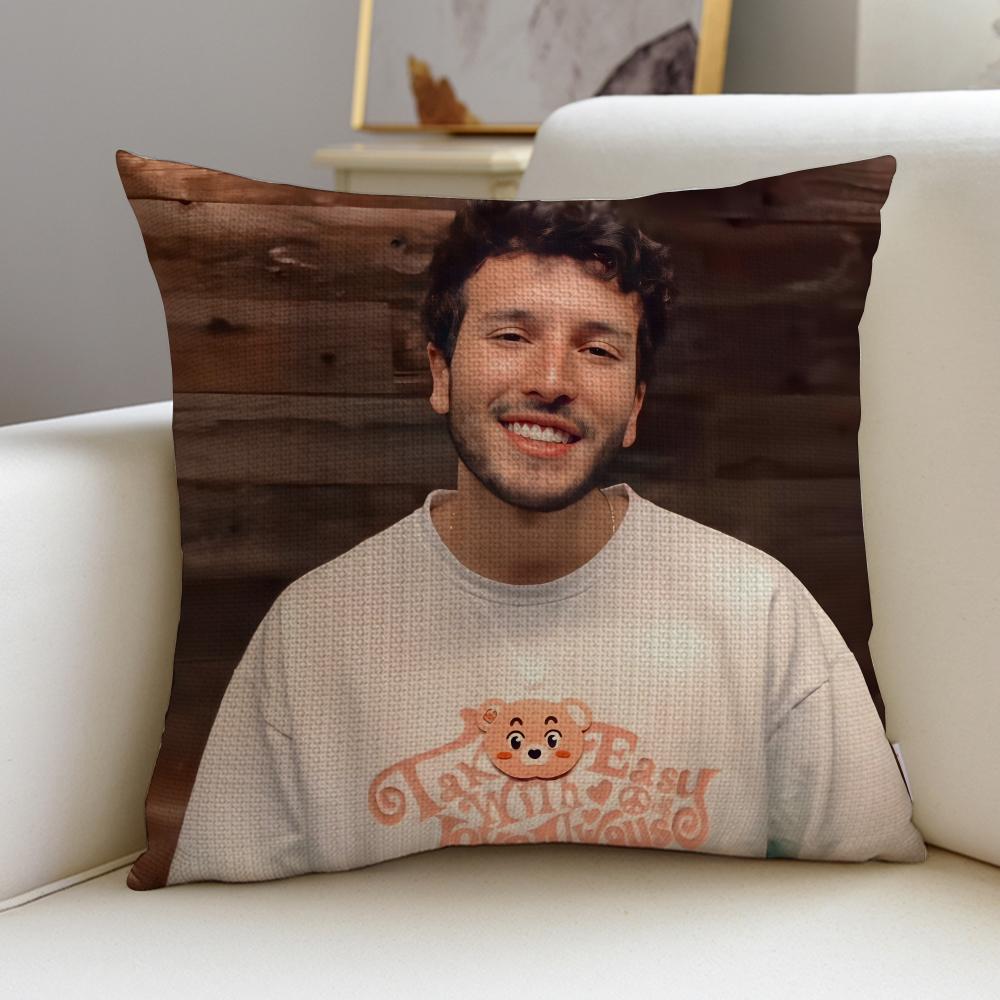 Passionate SSebastin YatraS Cushion Cover Breathable and skinfriendly linen pillowcase square removable and washable cushion