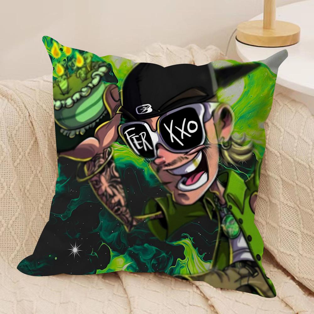 New FFerxxo FFeid Cushion Cover Soft Plush Throw Pillow Cover DoubleSided Decorative Cushion Case Sofa Bedroom Home Decor