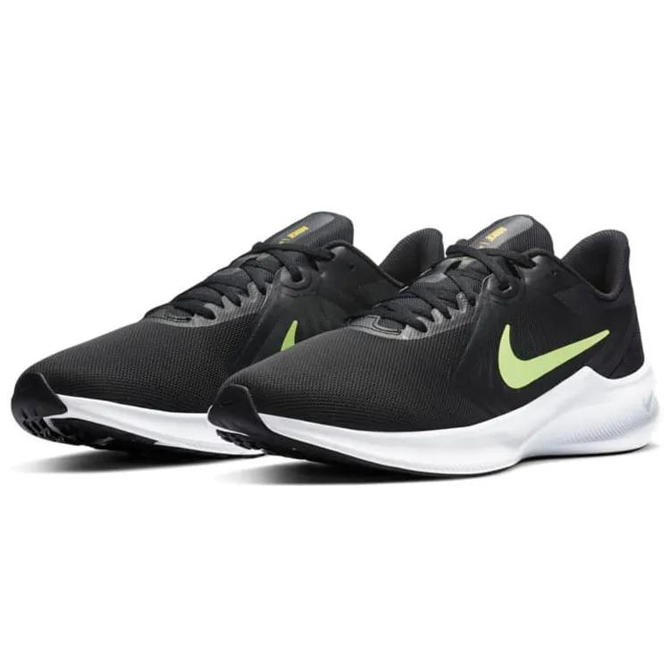 Nike Downshifter 10 'Black Volt Glow' (Unisex) Black / University Gold / White / Volt Glow Running Shoes CI9981 009
