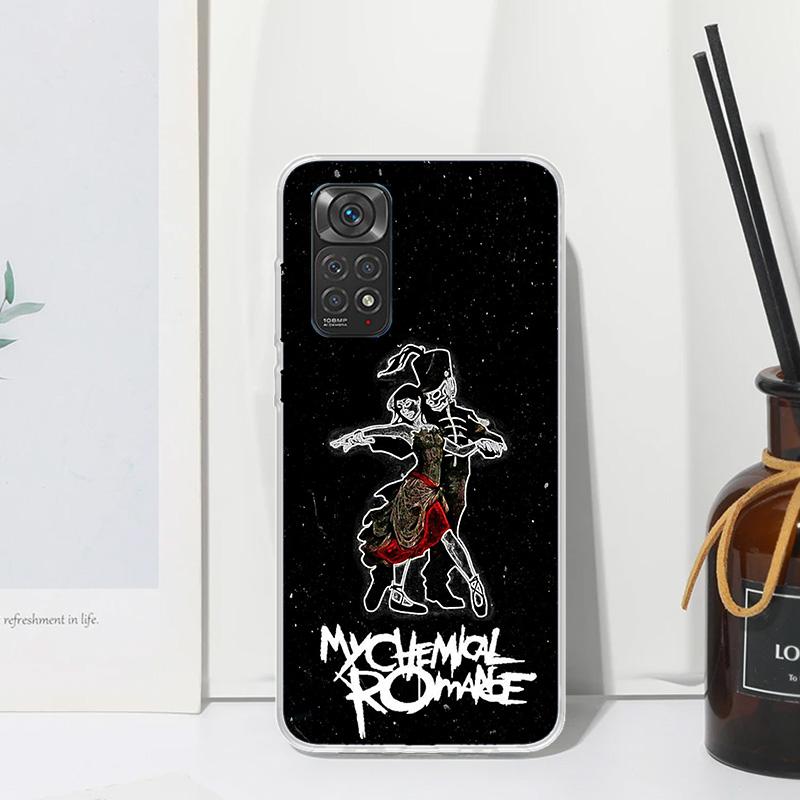 My Chemical Romance MCR Phone Case For Xiaomi Redmi Note 15 13 14S 14 Pro Plus 12S 11S 10S 12 11E 10 11T Art Fundas Back Cover R
