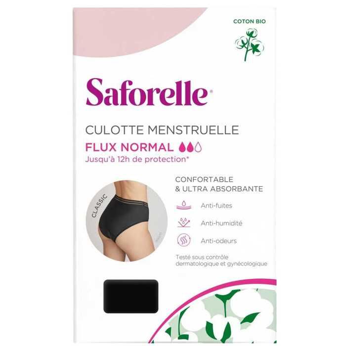 Saforelle Culotte Menstruelle Classic Flux Normal Taille 42