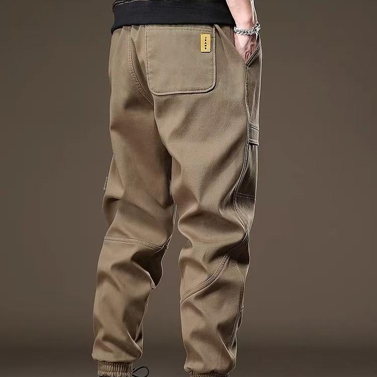 New Men's Loose Multi Pocket Outdoor Sports Work Pants Casual Pants