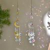 Crystal Rainbow Catcher Glass Light Wind Chimes Outdoor Art Hanging Pendant Home Decor Garden Prism Window Decoration Crafts