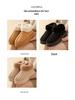 High-Top Plush-Lined Cotton Slippers with Heel Support, Suitable for Outdoors, Snow Boots for Kids & Adults, Cozy Home and Office Wear