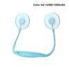 2022 Fashion Power Saving Hand-free Neck Fan Usb Fan Sport Mini Portable Hanging Neckband Fan