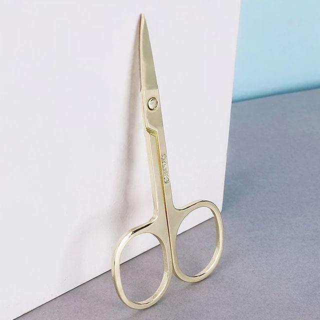 magrinta - Stainless Steel Pointed Makeup Scissors Gold