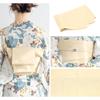 SOUBIEN Floro Yukata Set and Free Beginning of Summer Blooms X Women's 3-Piece (Yukata, Half-Width Obi, Geta), Size, Cream, Ykt10292-obh01971