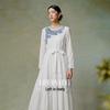 Life On the Left Pure Cotton Embroidered Layered Cake Dress