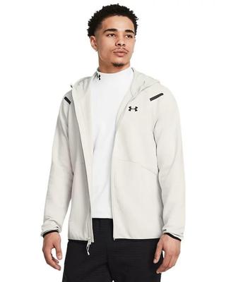 Unstoppable Fleece Hoodie Full Zip White
