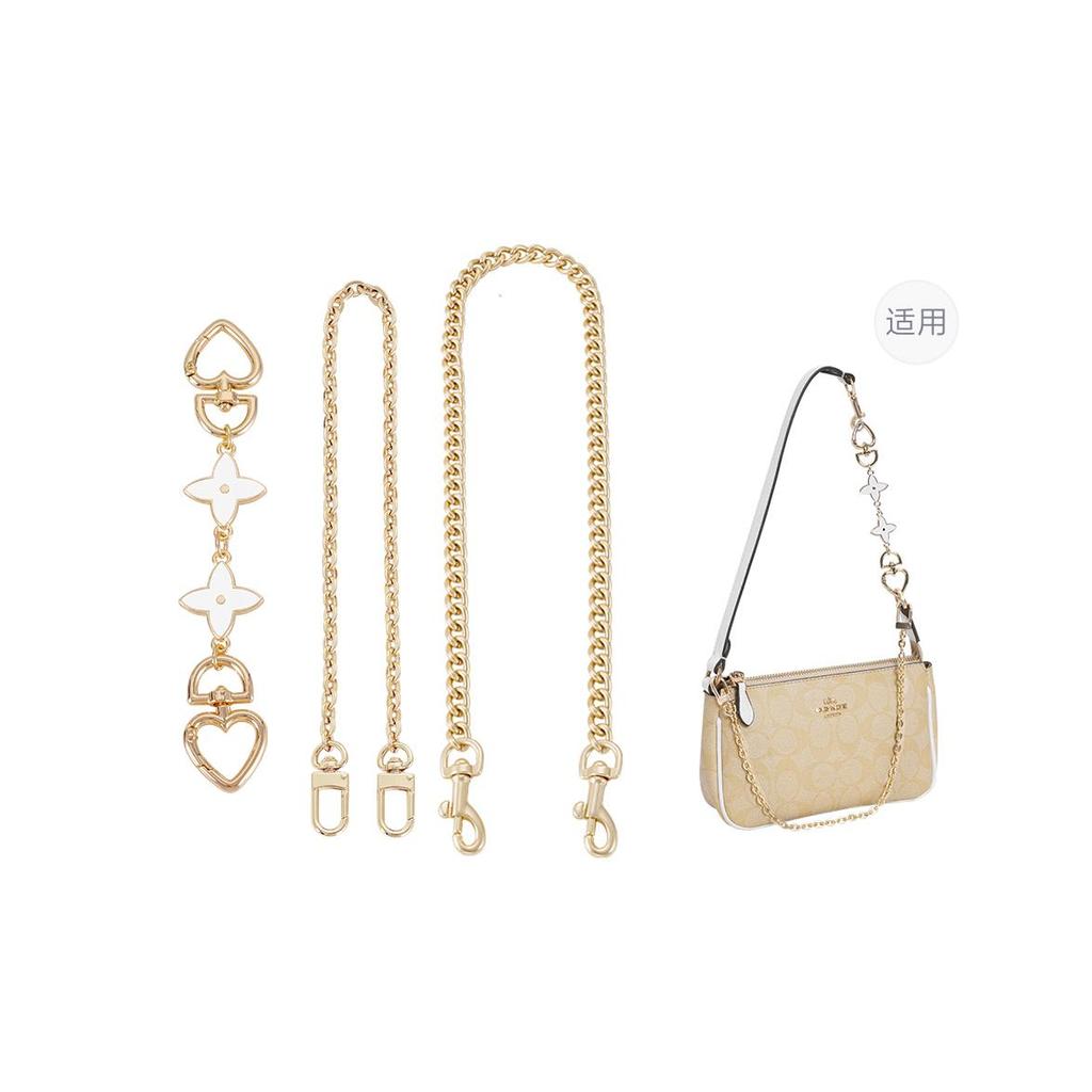Lan Bao Fan Alloy Metal Bag Strap Women's Gold tone DW-ZGA202