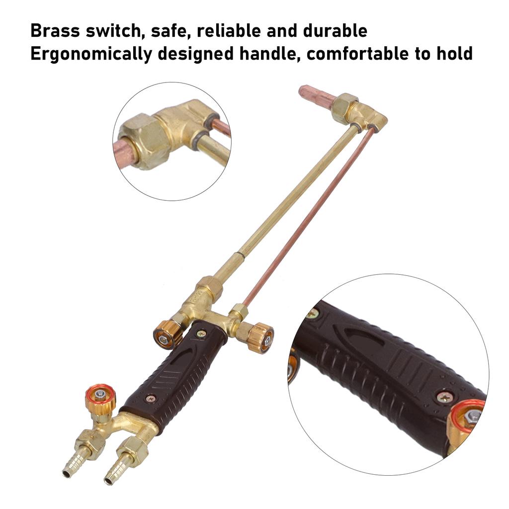 Torcia Taglio Saldatura G01‑100 530mm Torcia Esplosione Prova Ossi-Acetilenica per kit Torcia Ossi-Acetilenica Gas Naturale Gas Petrolifero