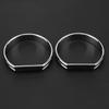 4Pcs Car Front Dashboard Frame Decorations Trim Circle Styling Accessories for BMW E46 Replacement Accessory