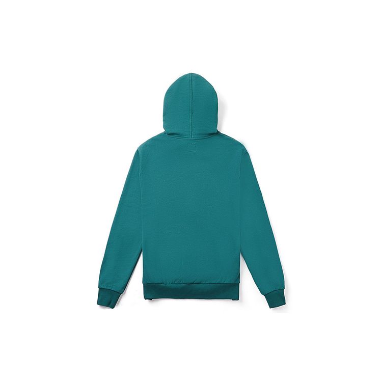 Vans Classic Logo Print Pullover Hoodie Men hoodies Dark-Green VN0A4BQWTTZ