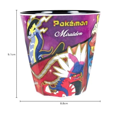 Tees Factory Pok?mon Pikachu, Meowth, Hogwarts, Squash, Milion, and Corydon Melamine Cup, Glitter/Collection, PM-5525557SH