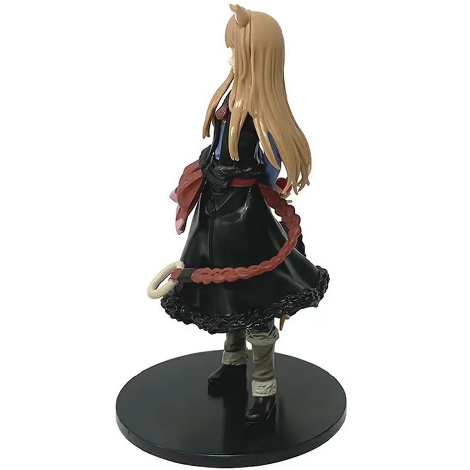 Anime Wolf and Spice Charakter Held Niedlicher Wolf Anime Schönes Mädchen Handgefertigte Dekoration Anime Peripherie PVC Modell Geburtstagsgeschenk