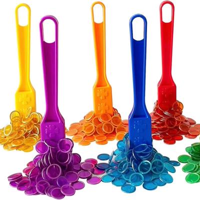 Plastic Color Magnetic Circular Sheet Physics Science Magnetic Experiment Game Kids Montessori Color Learning Teaching Aids Toys