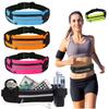 Unisex Sports Waist Bag with Reflective Strip Waterproof Shockproof Close-Fitting Phone Bag Outdoor Running Cycling Waist Pack