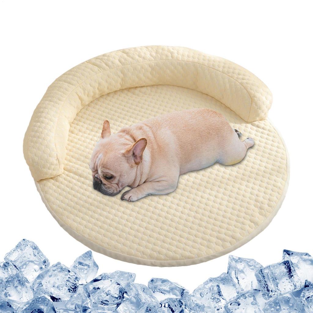 Cooling Puppy Bed Summer Dog Supplies Mat Accessory for Small Breeds Dogs Medium Pet Large Beds Sofa Blanket Baskets Fluffy Cats