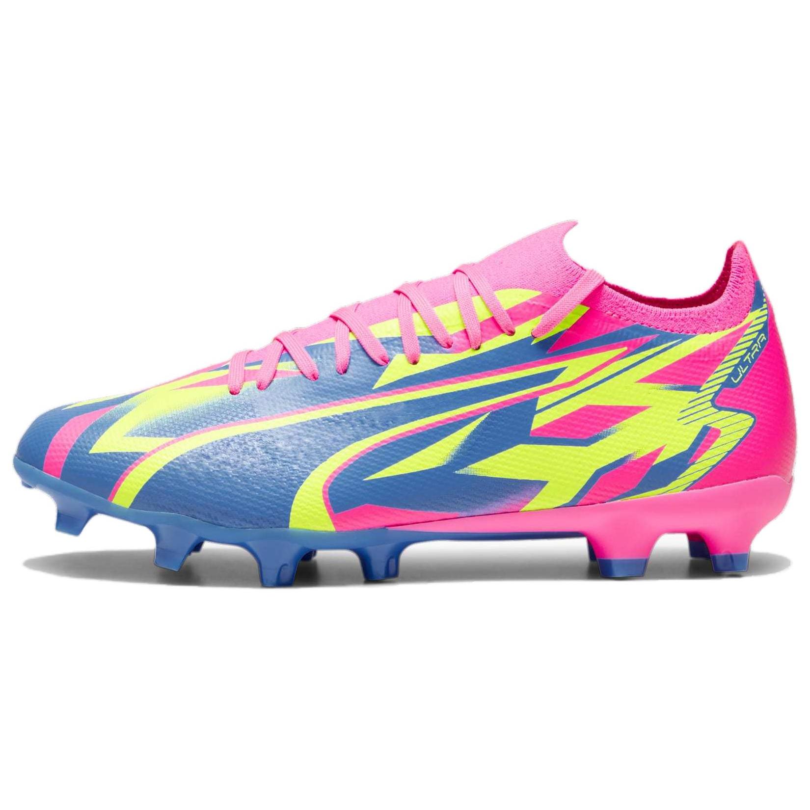 

New PUMA Ultra Match ENERGY FG/AG Soccer Shoes Unisex Pink Blue Green 107543-01 42