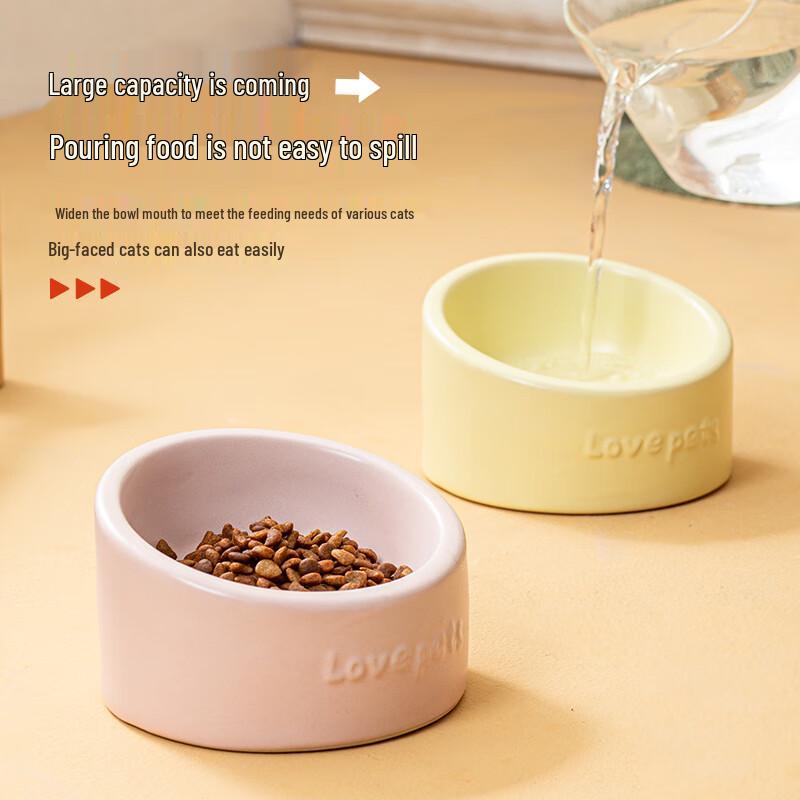 Керамическая миска для еды и воды для питомца