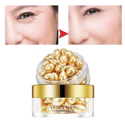 Anti-Aging Facial Serum with Formic Acid 30 Capsules Placenta Gold Capsule Essence Moisturizing Face Essence Whitening Facial Serum