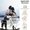 Firefighter Customize Text Blanket Multi-purpose Customizable Blanket Durable Comfort Versatile for Bedding Office Livingroom Couch
