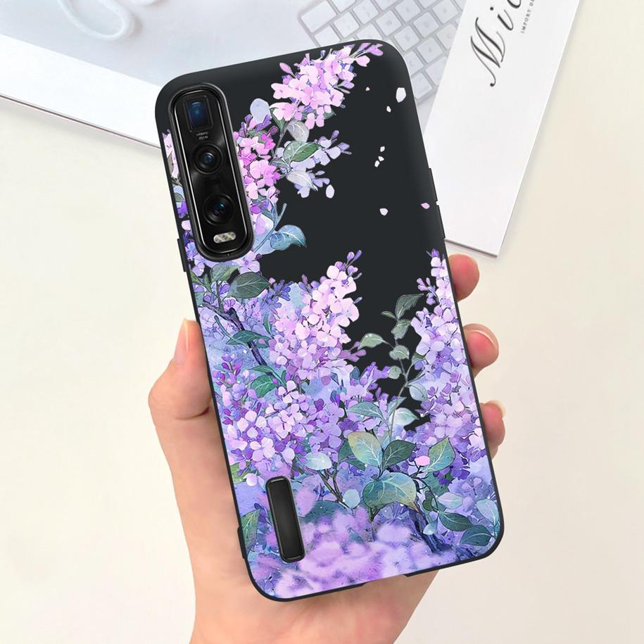 For OPPO Find X2 Pro Case Find X2 X 2 Pro CPH2025 Fashion Flower Silicone Cover Phone Cases For OPPO Find X2 Lite Neo X2Neo Capa