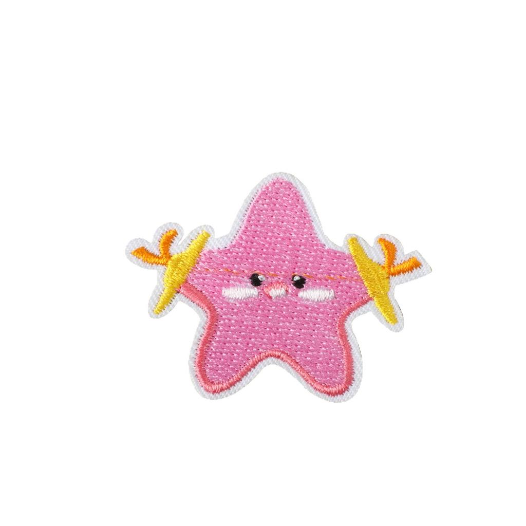Ozeankonzert Stickstoff Aufkleber Meerjungfrau Patch Aufkleber Taschendekoration Wal Koralle Niedliches Stickerei Etikett Bügeln