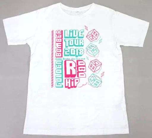 

Golden Bomber 2018 Tour Robohip White T T-Shirt Men Large Size Official Goods XL