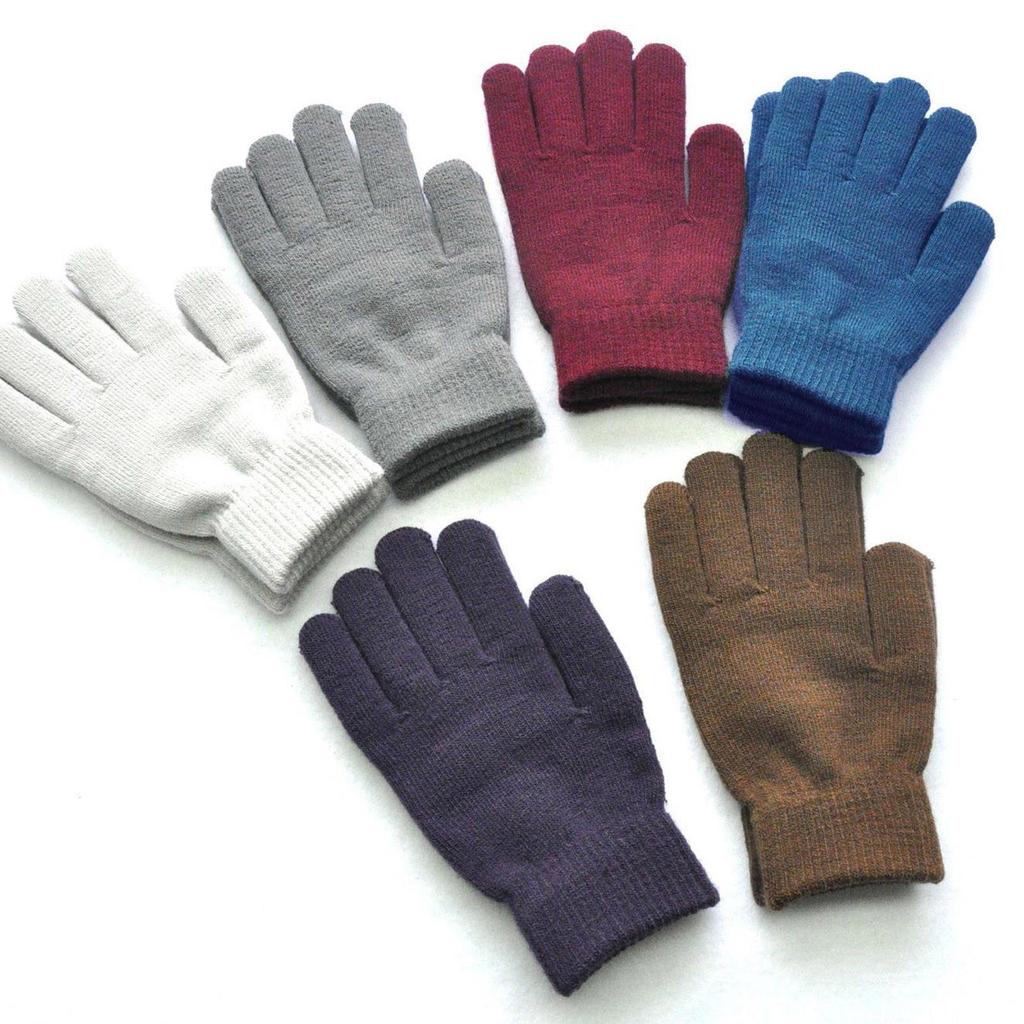 Men's And Women's Knitted Woolen Gloves, Winter Riding Warm And Fleece Gloves