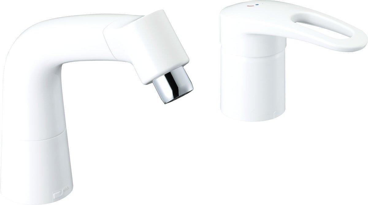 

LIXIL INAX Змішувач з важелем для умивальника Відкриття з боку гарячої води Довжина виливу 145 мм Чисто білий Умивальник/Ручний Мульти-Одинарний (з Положенням)