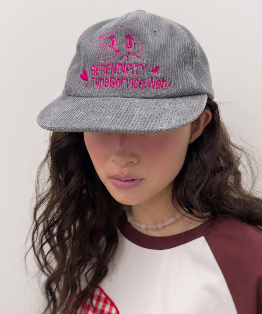 Taibseobiseu Peep Corduroy Cap [Charcoal]