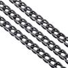 2M 1M 0.5M Aluminium Chain Curb Twisted Chain Links for DIY Handmade Necklaces Bracelets Jewelry Making Accessories Multi Color