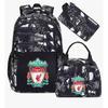 3-teiliges Schulrucksack-Set für Schüler Große Kapazität Oxford-Stoff Schultasche mit Schultergurt und Federmäppchen