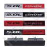 1Pc Metal 5.0L Coyote Badge Rear Trunk Logo Car Fender Decal Coyote Front Grill Hood Emblem Grille Car Sticker Auto Dody Accessories