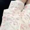 Girl Sweet and Cute Kitty Cat Pajamas Women's Summer New Short-sleeved Shorts Casual Loose Homewear Set