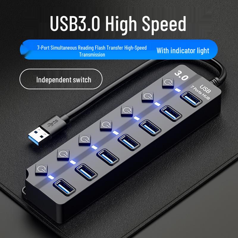 USB 3.0 Multi-Port Docking Station for Laptop/Desktop Expansion