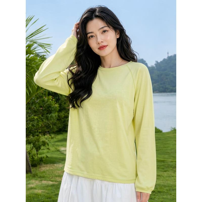 Basic House Lyocell Long Sleeve T-Shirt