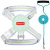 Adjustable Dog Chest Strap Multi-color Pet Walking Vest Dog Harness and Leash Set  Outdoor Walking