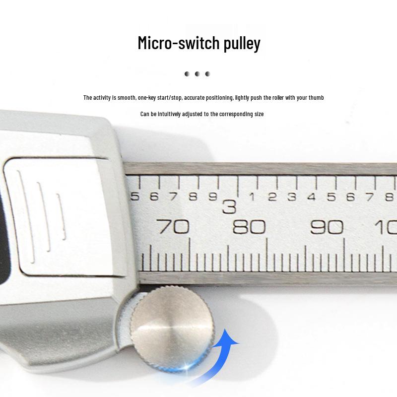 YTH Stainless Steel Digital Vernier Caliper 150mm - Precise Depth, Inner & Outer Diameter Measuring Tool
