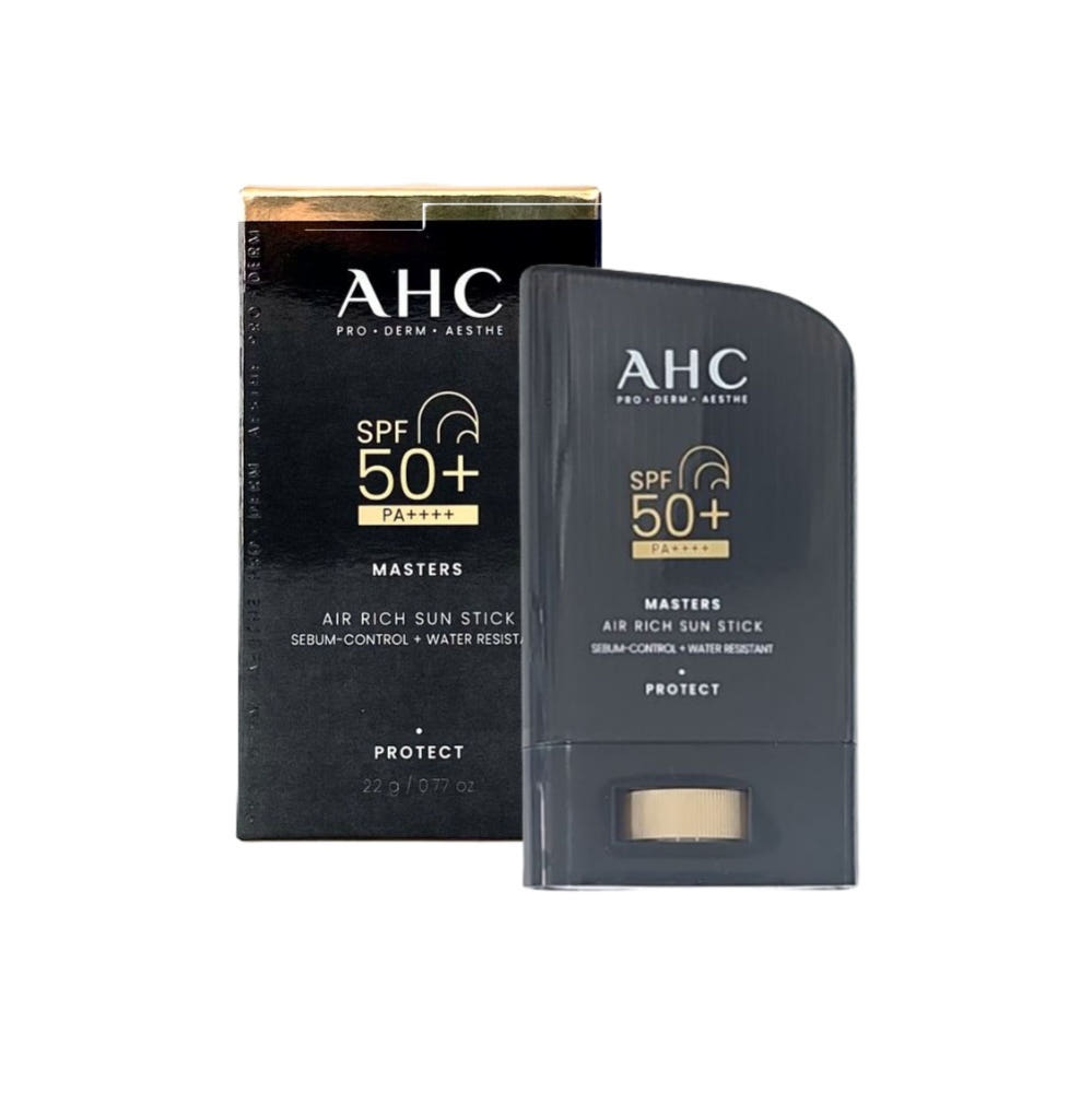 AHC Masters Air Rich Sun Stick SPF50+ PA++++ Lightweight UV Protection & Sebum Control 14g