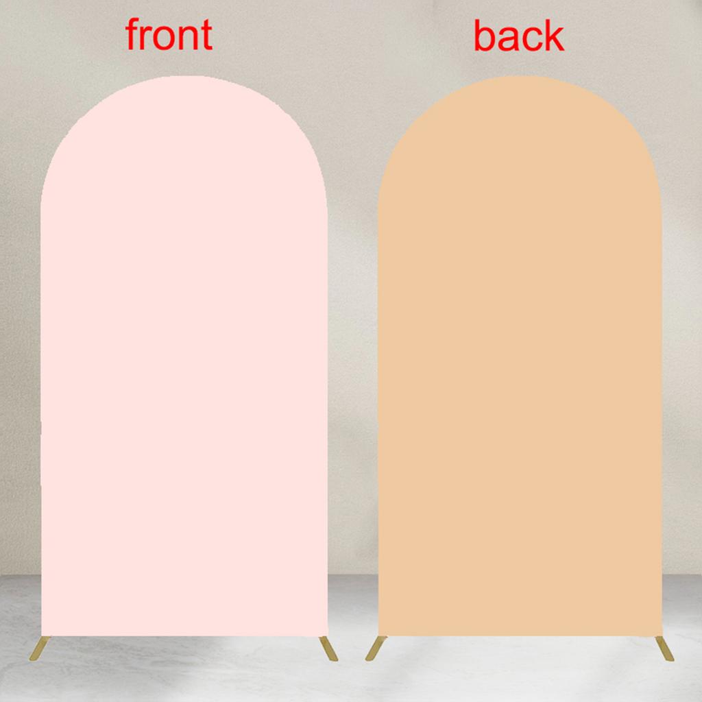 Hochzeitsbogenbezug Hintergrundstoff für Spandex-Passform Bogenständerbezug Chiara Bogenrahmenbezüge für Geburtstags-Babyparty-Dekor