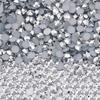 NASSIA Large Capacity Rhinestones for DIY Nail Art and Clothing Decorations, Colorful, Shiny, and Cute Beads (Silver)